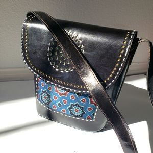 NWT genuine leather crossbody bag